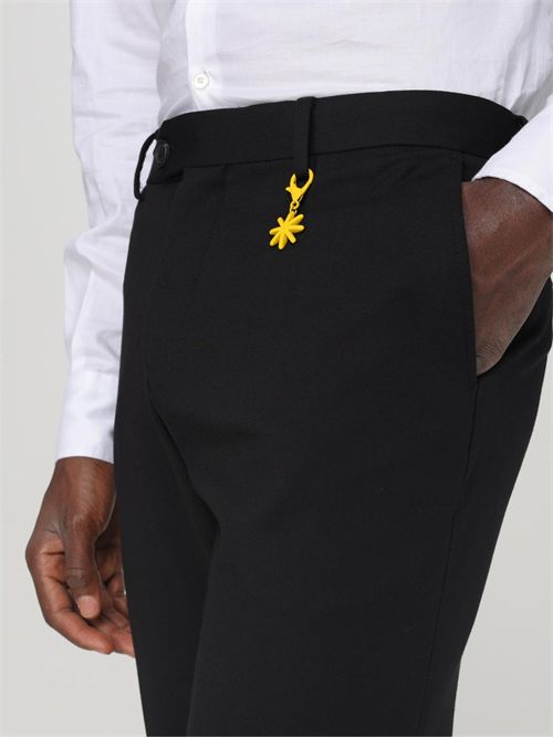 pantalone uomo nero MANUEL RITZ | P1858C243791/99